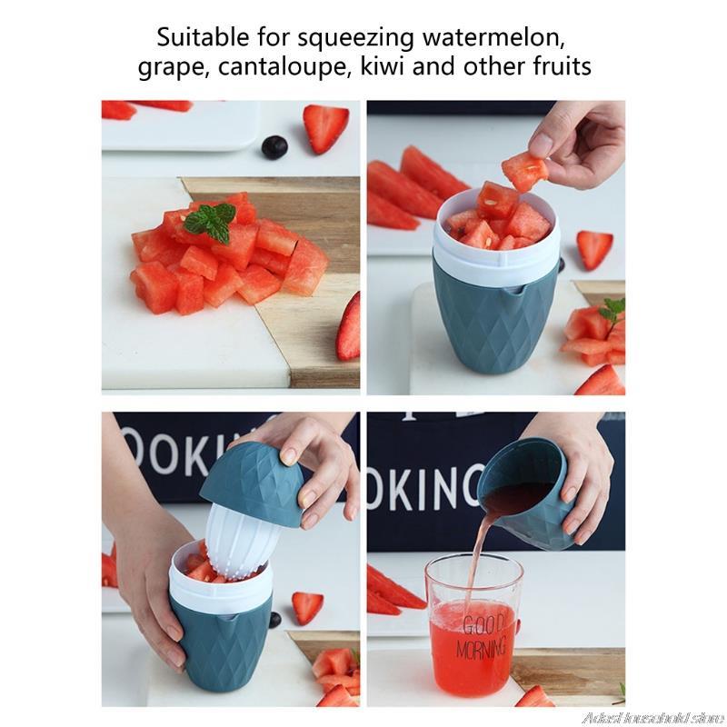 Manuell citron- och apelsinjuicer, citronpress, juicepress, pp halkfri press, blågrön röd guld valfritt 21