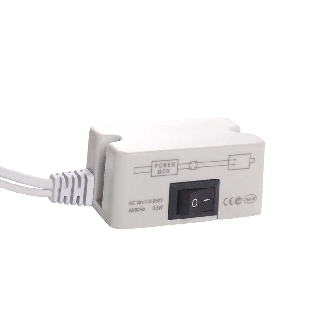 Luz led pescoço de ganso 10led, portátil, luz para máquina de costura, com base magnética, 110-250v, tomada ue/eua