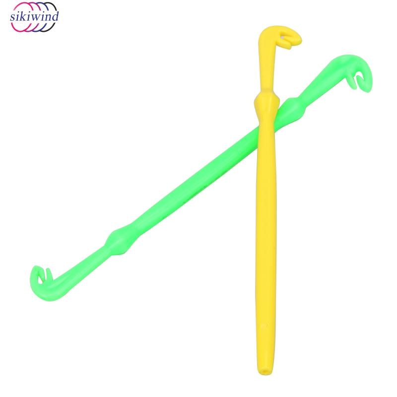 2Pcs Fishing Hook Loop Tyer Disgorger Fly Tying kit Tool Fishing Tool Tie Fast Knot for Fly Line Tier Kit