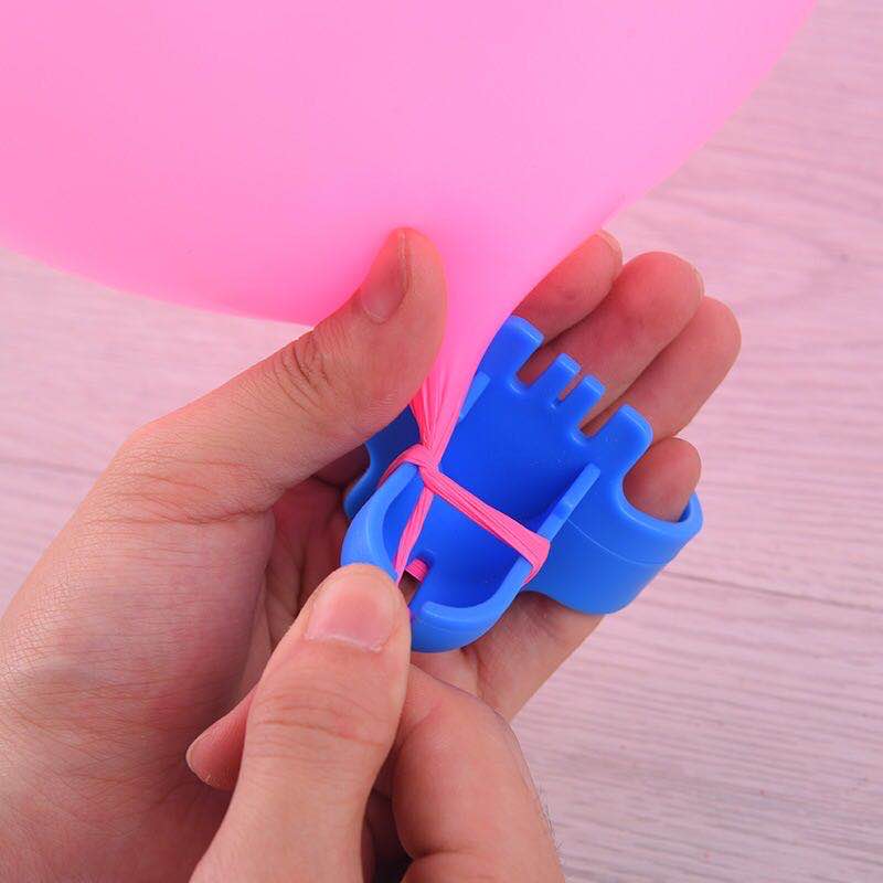 1 stk ballonknude latex ballonlås let knude bryllupsfest ballon tilbehør farve tilfældig