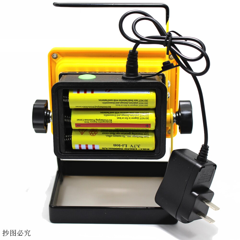 Led Spotlight 18650 light 30W 20leds light Waterproof Outdoor led rechargeable Flood light US EU charger 3x18650 battery