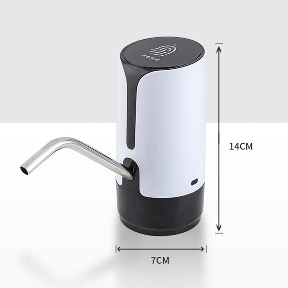 Portable Touch-button Wireless Rechargeable Electric Dispenser Water Pump with USB Cable and 304 Stainless Steel Tube