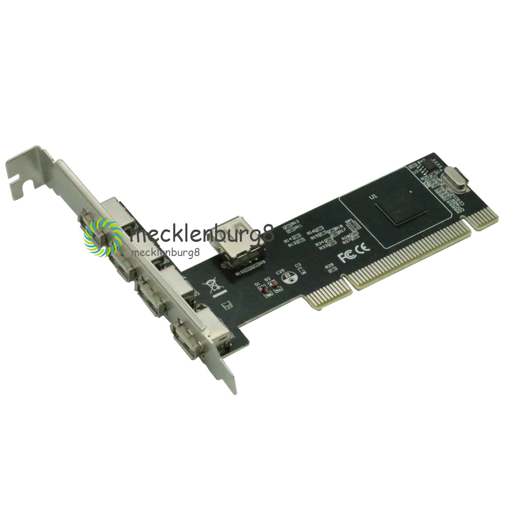 High Speed 480Mbps 5 Poorts USB 2.0 PCI Hub Card Controller Adapter Module