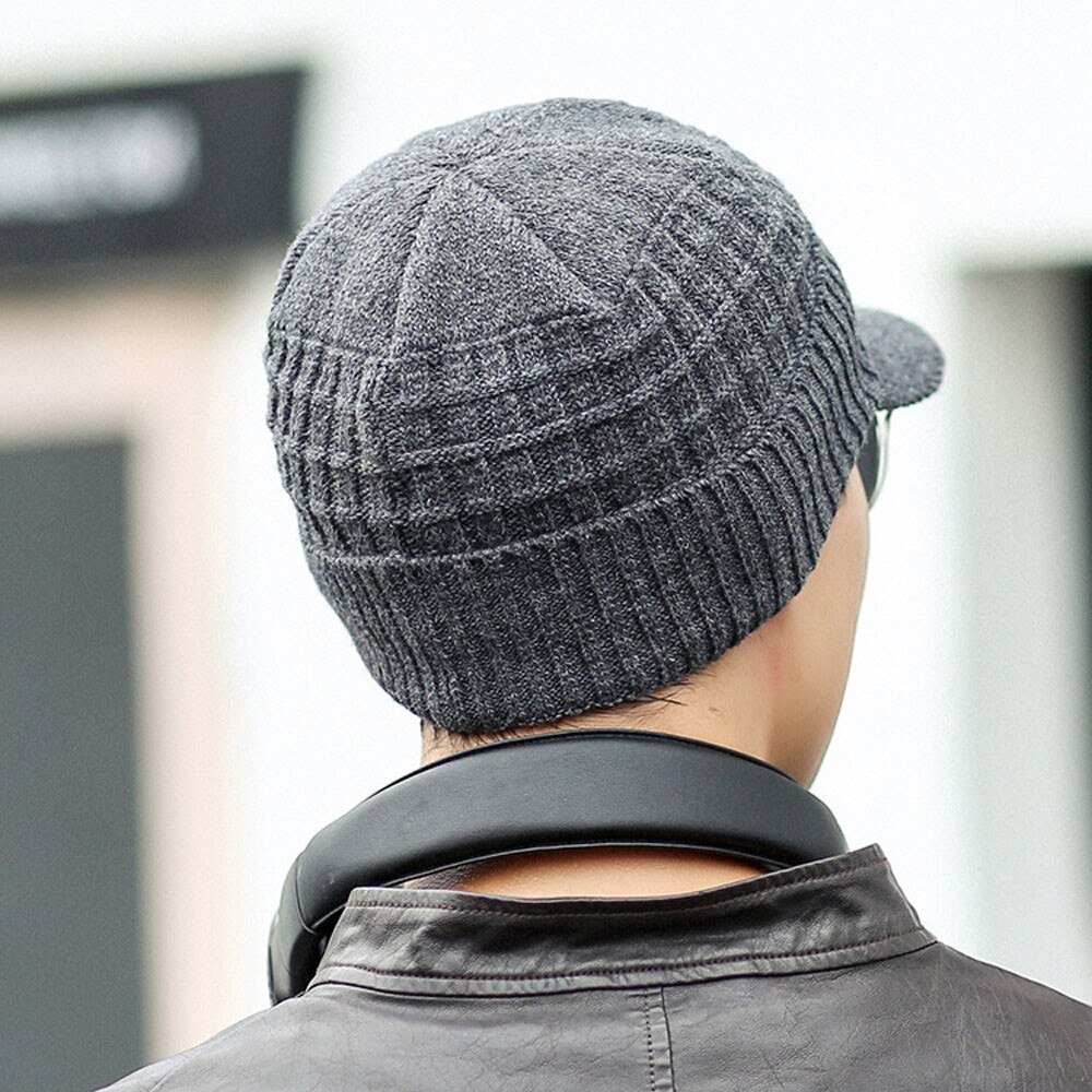 Men Warm Baggy Weave Crochet Winter Wool Knit Ski Beanie Caps Hat Warm Winter Hats For Women Warm Baggy Weave Crochet#P30