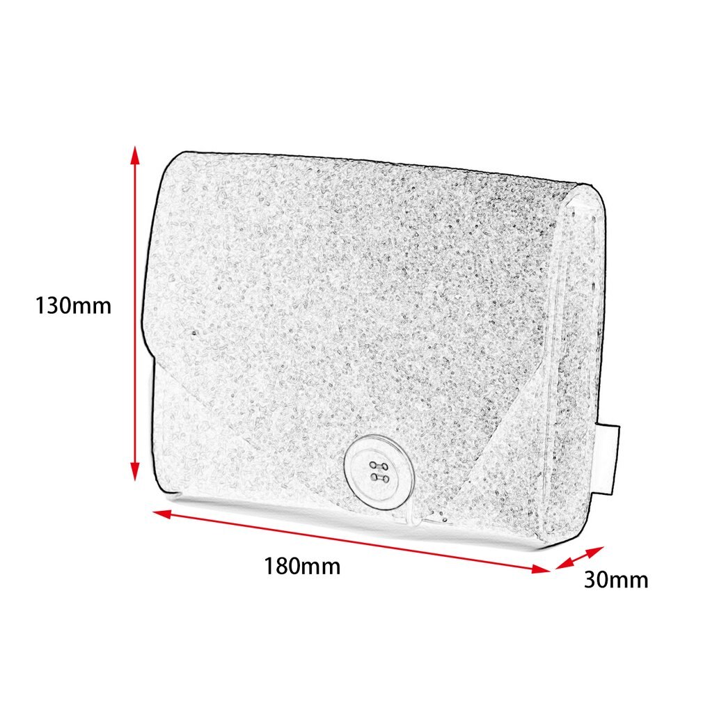 Fashionable Solid Color Power Bank Storage Bag Portable Travel Felt USB Data Cable Earphone Organizer Bag