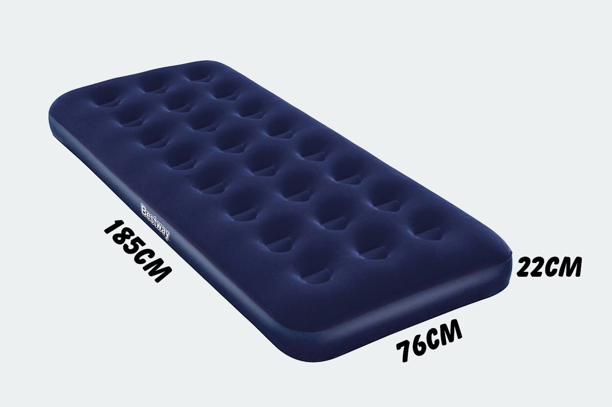 Bestway Single Person Inflatable Mattress Sleeping Mat For Camping Tent