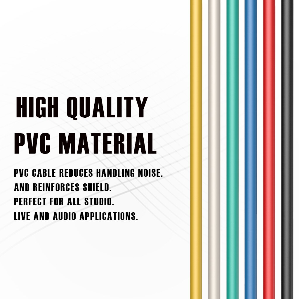 6pcs/Set Guitar Effect Pedal Cables Colorful Plastic Guitar Patch Cables Angled For Electric Guitar Effect Pedals