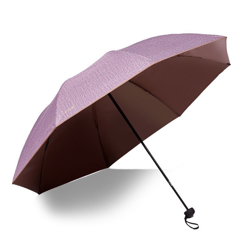Paraguas de para hombres plegable a prueba de viento Anti-UV masculino Parasol chico portátil lluvia paraguas para hombre: Morado