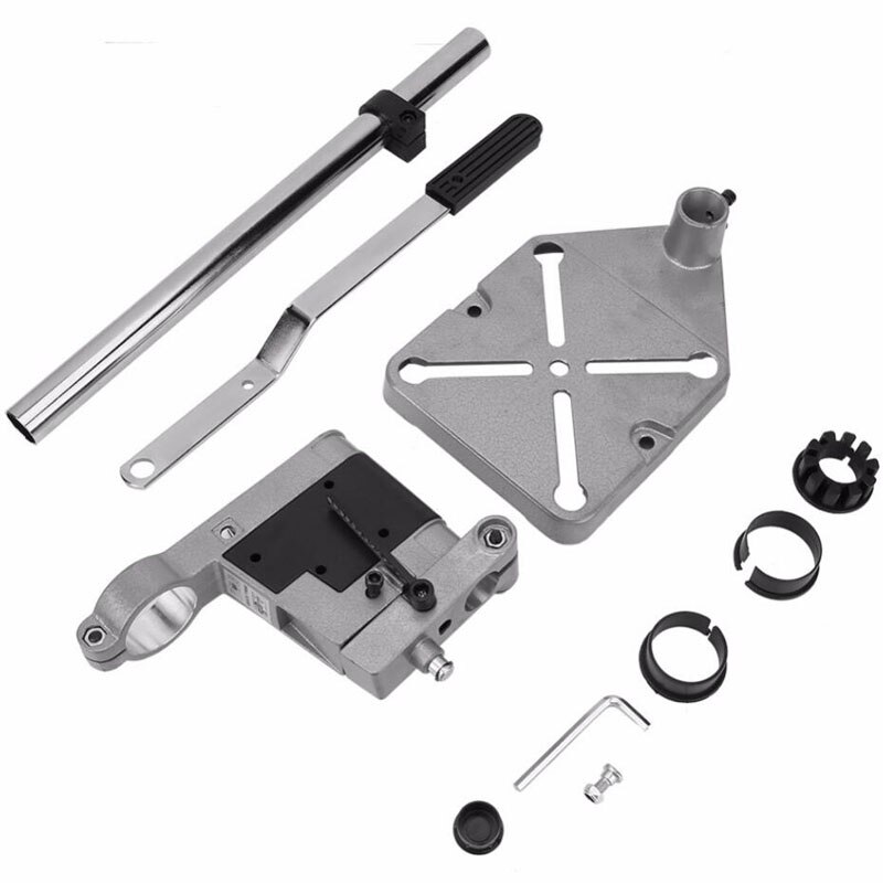 Drill Press Stand Tool Work Pillar Pedestal Clamp for Drilling Collet Adjustment Scale and Stop Added Functionality