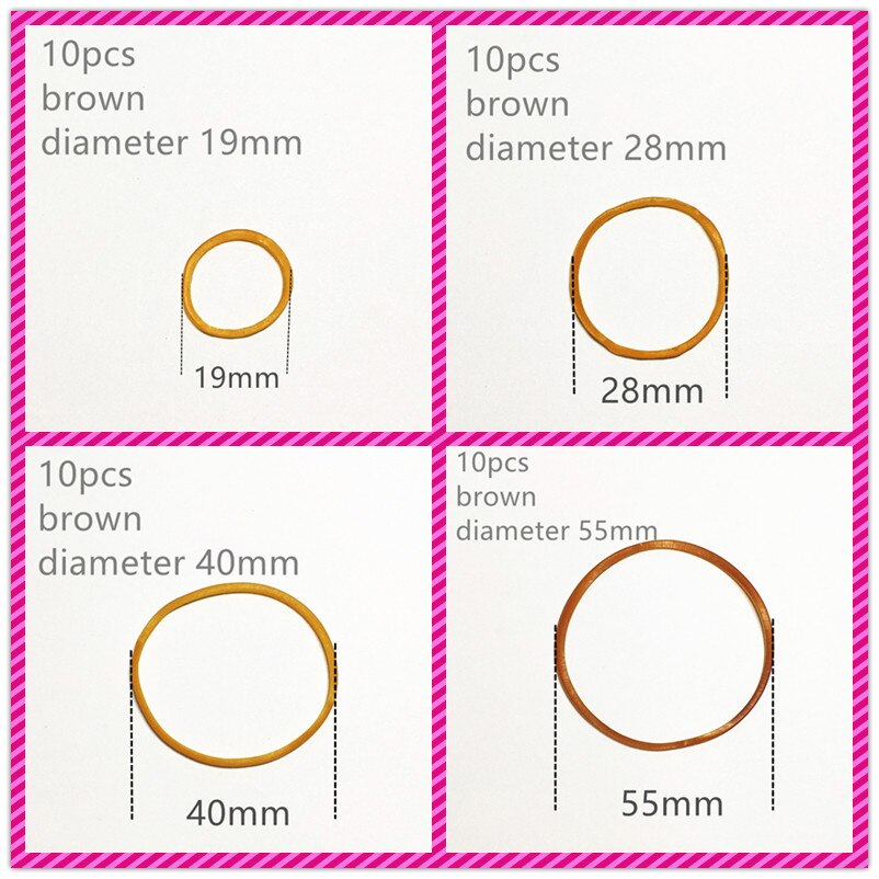 16 kinds 10pcs/set Rubber Band Pulley Transmission Engine Drive Round Beslts DIY Toy Module Car Motor Stretch Droppshipping