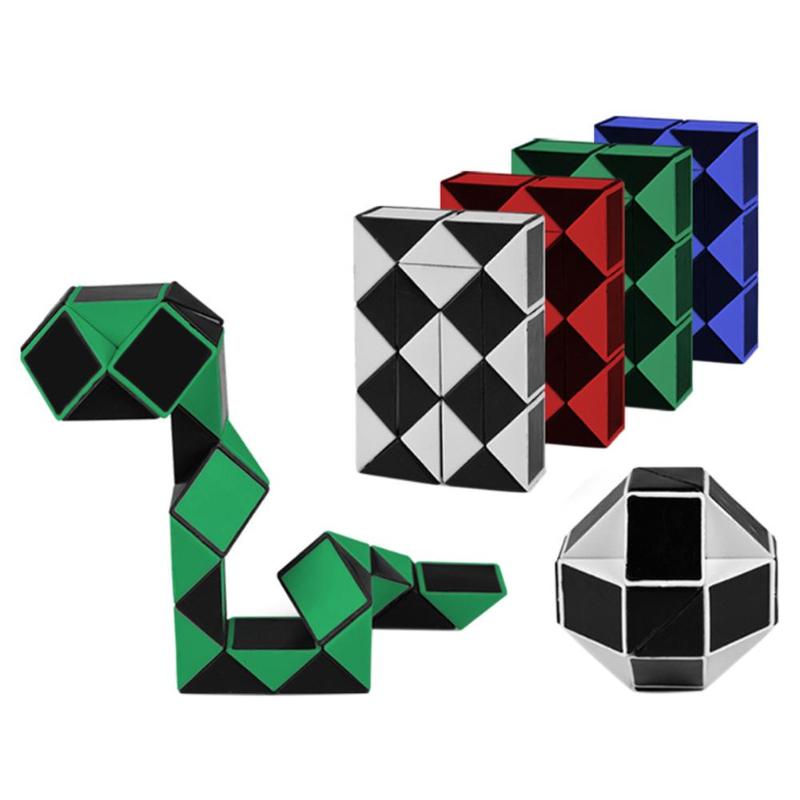 24 blocchi di Bambini 3D Cubo Magico di Torsione di Logica Cervello rompicapo Gioco Giocattolo anti-ah sottolineato I Bambini Di puzzle Giocattoli Educativi regalo di Compleanno regalo