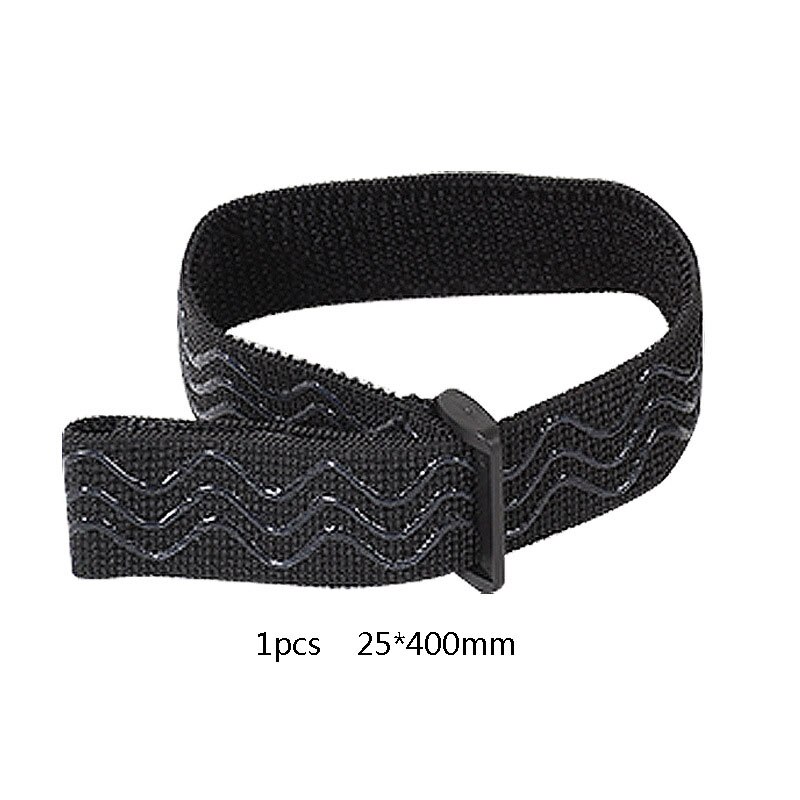 Correa antideslizante para botas, correa de fijación para zapatos, accesorios anticaída, cinta adhesiva ajustable en el interior, cordón elástico: A
