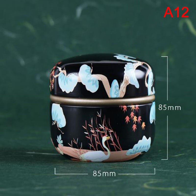 1pcs Japanese style Kitchen Tea Box Jar Storage Holder Sweetmeats Candies Cans Teaware Tea Caddies tin containers storage box