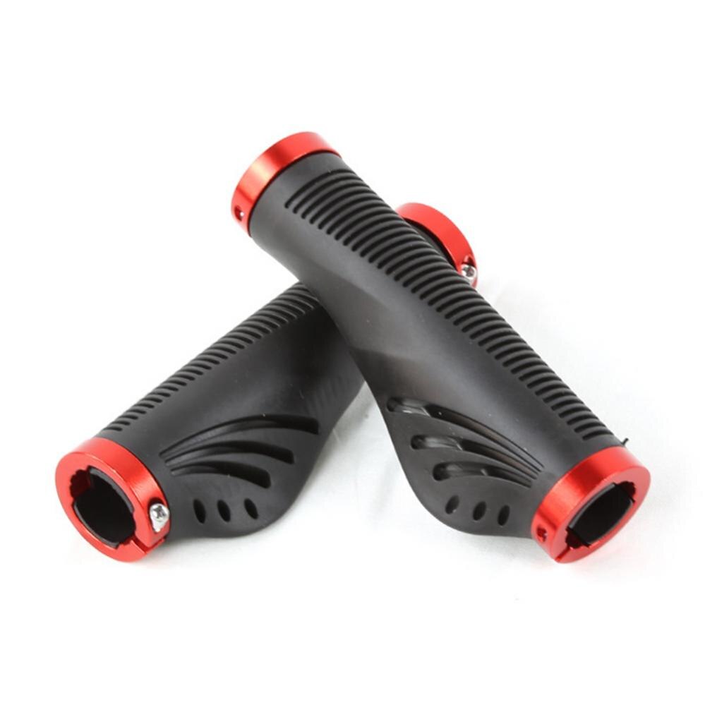 2pcs Bike Handlebar Grips Bicycle Handle Grips Ergonomic Double Fixation for Mountain Bike: Red