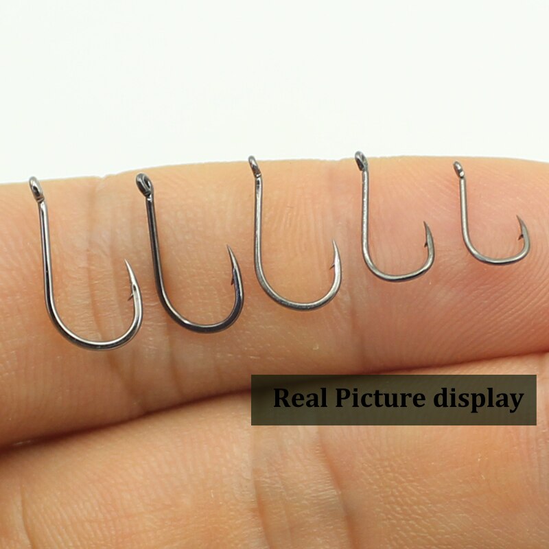 30 Stuks Karpervissen Haak Methode Feeder Vissen Haak Japan Maat 8 10 12 14 16 Micro Kleine Size Haak voor Karper Feeder Methode