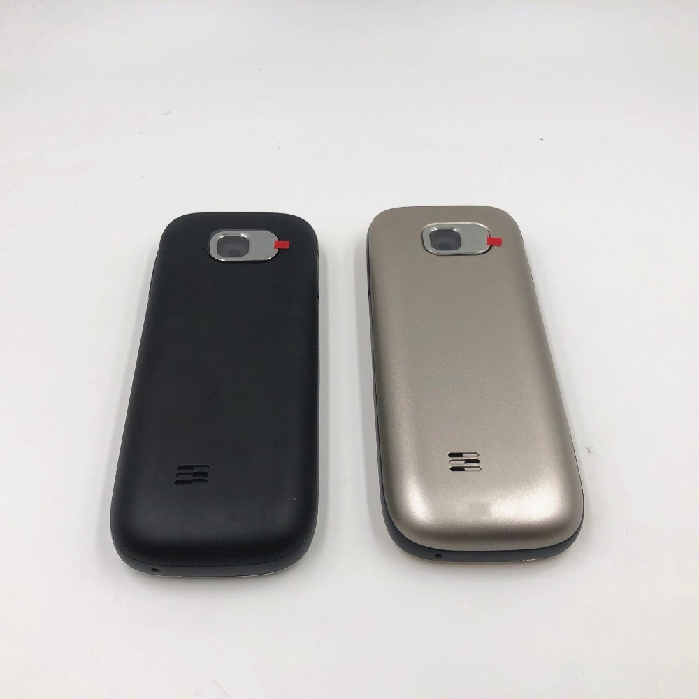 Phone Case for Nokia C2-01 - Full Housing Cover with English/Arabic Keyboard + Logo
