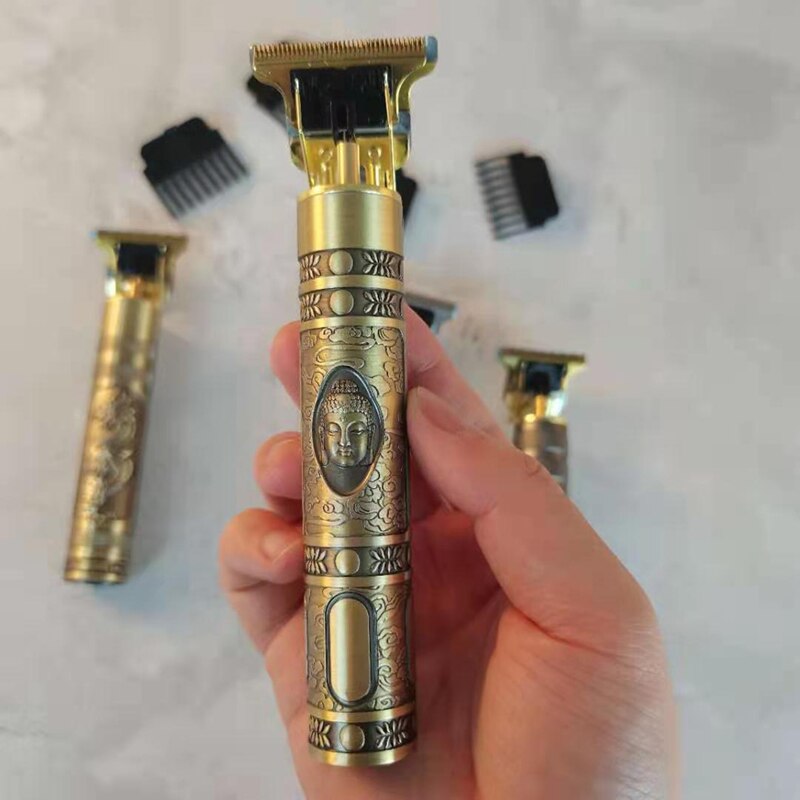 Akku-haarschneidemaschine Professionelle Trimmer für männer Rasierer Bart 0mm Haar Schneiden Maschine USB Barbier Einkaufen