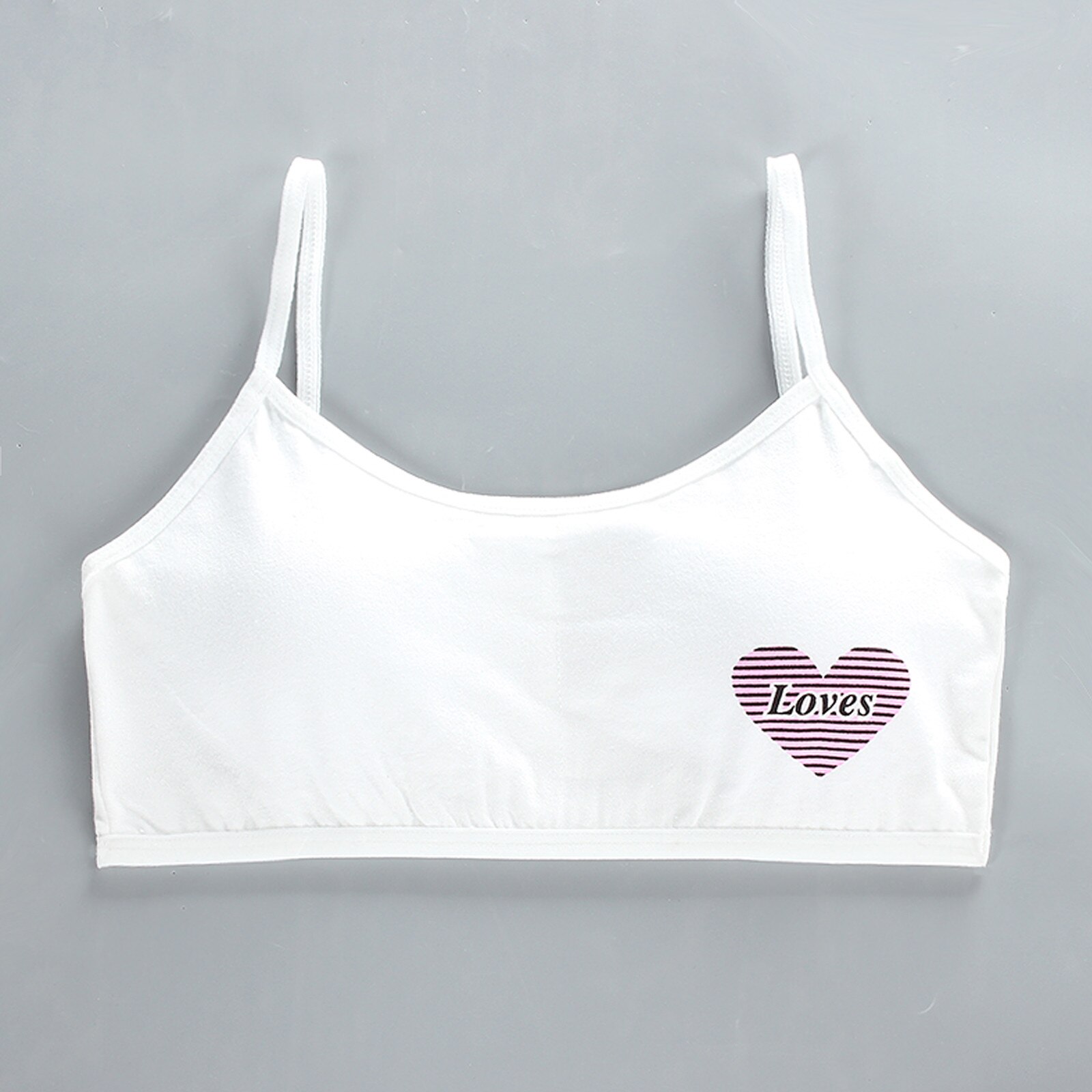 Children Bra Teen Girls Bra Cotton Training Bra Student Kids Underwear Camisole Underwear Cotton Bra For Girls One Size #40