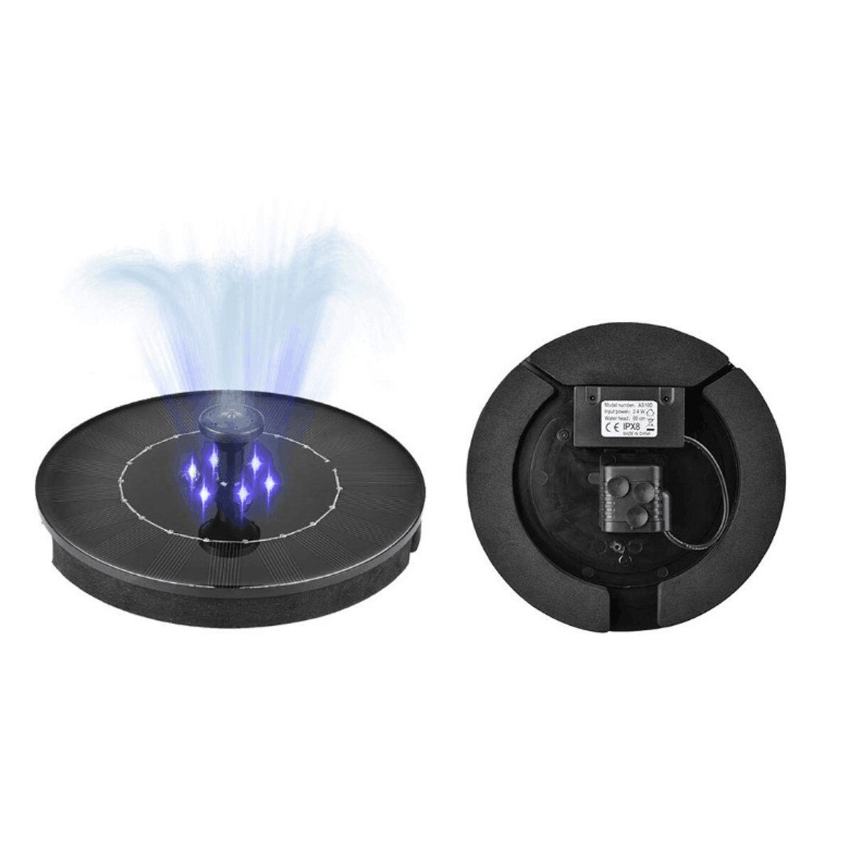 LED Schwimm Solar- Brunnen Garten Wasser Brunnen Schwimmbad Teich Dekoration Solar- Tafel angetrieben Brunnen Wasserpumpe Garten Dekoration
