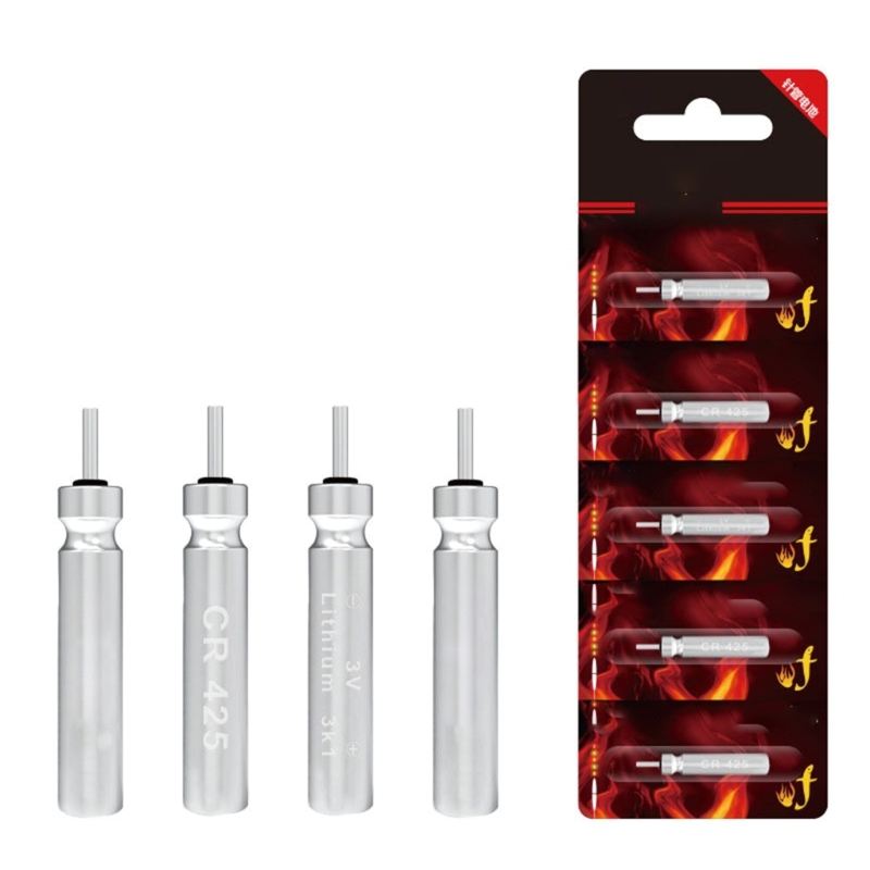 CR425 Lithium Cells 25mAh Batteries For Fishing Electric Float Light, 3V Night Light Long Use Battery Set 5/10/15/20Pcs
