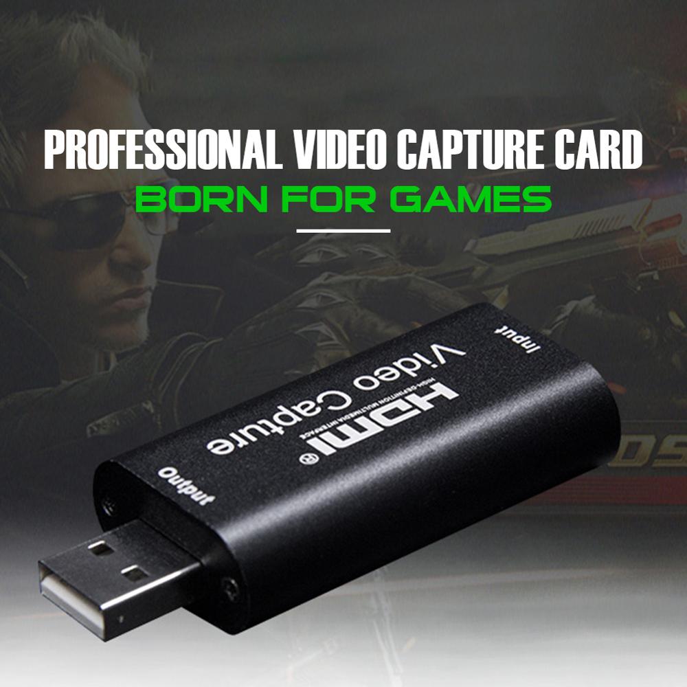 HDMI Video Capture Device 1080p 30fps Video Capture Disk USB2.0 Video Recorder Adapter