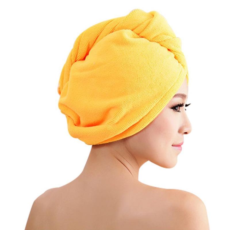 Microfibra más reciente, turbante de secado rápido para el cabello, Toalla de baño de secado mágico, gorro envolvente, accesorios de baño,