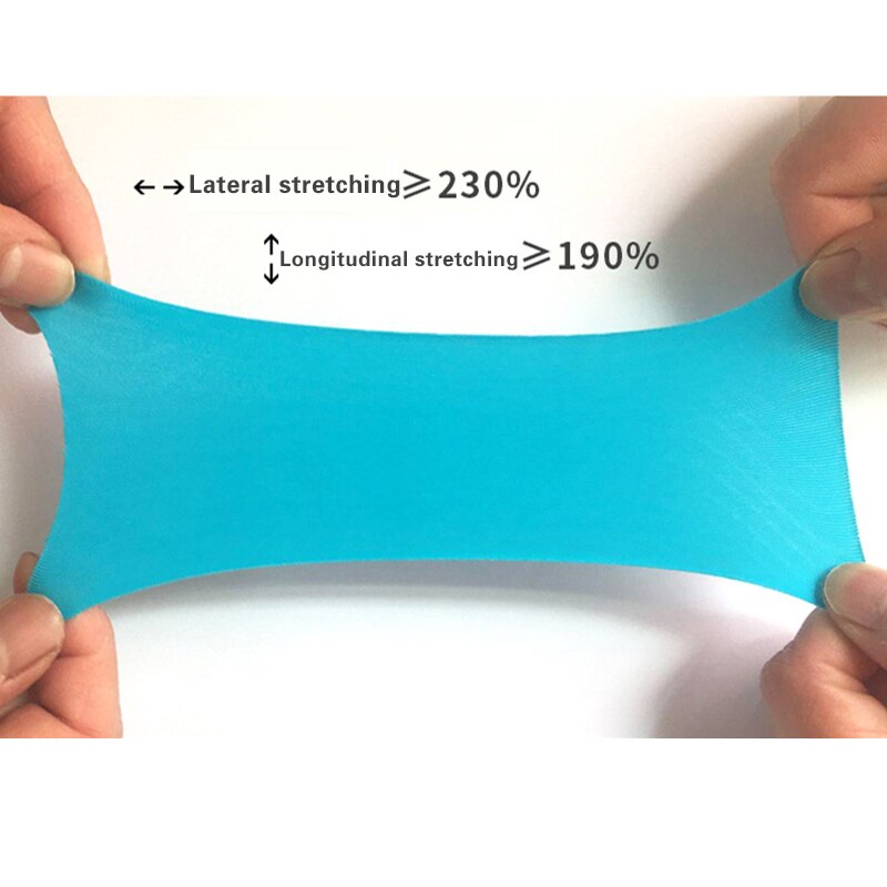 Vier Seiten Elastischen Muskel Sport Tape kinesiologie Sport Aufkleber Kinesiotapes Rolle Baumwolle 5cm * 5m Nylon Intramuskuläre Verband