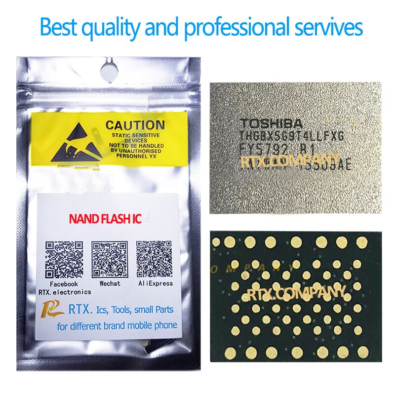 Voor Iphone 6 6Plus 6S 6sp 7 7Plus 8X8Plus Xs Xr Xsmax/Ipad pro Nand Flash Geheugen Ic 16G 32G 64G 128G 256G 512G Met Geprogrammeerd