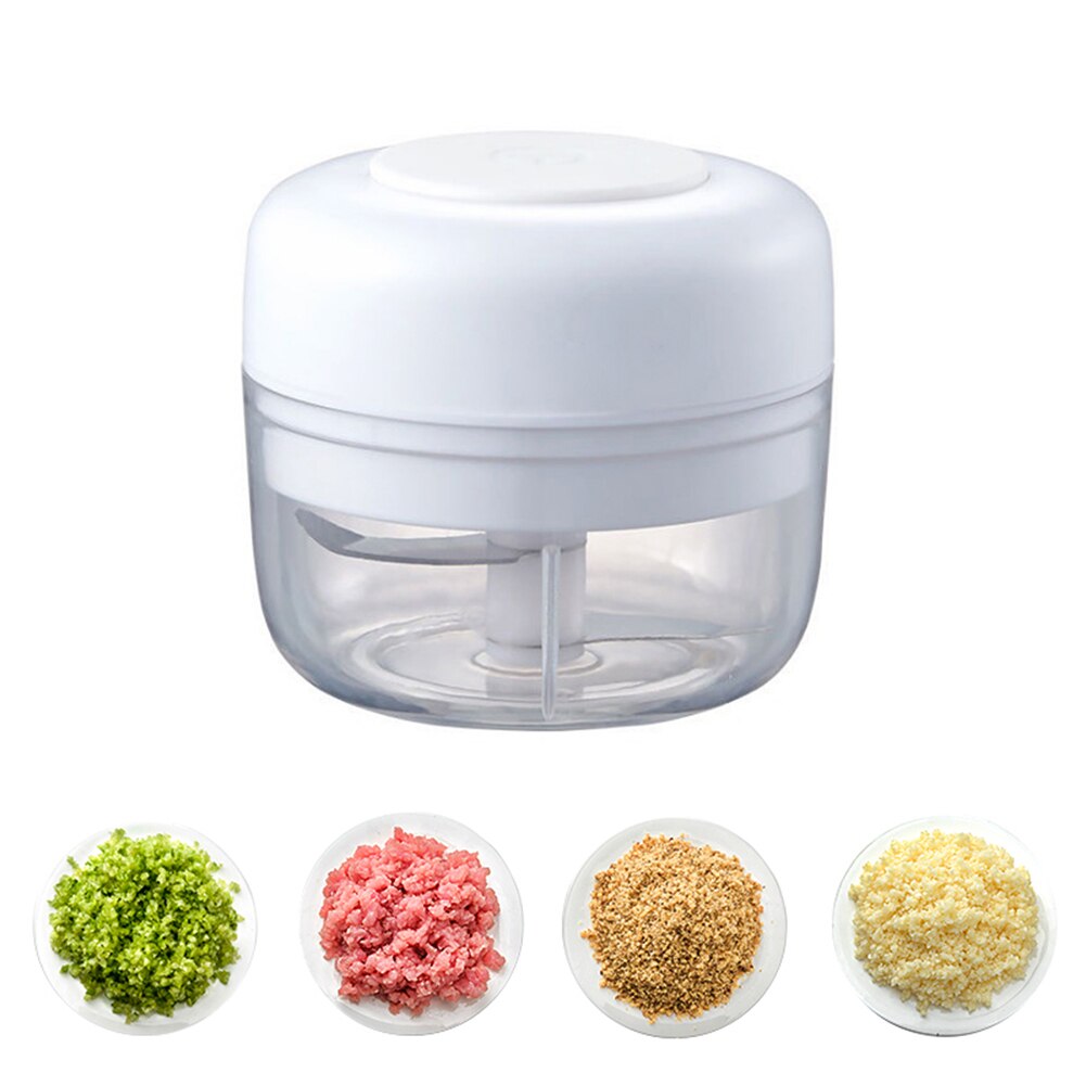 Electric Fruit Vegetable Cutter Shredder Kitchen Chopper Ginger Garlic Crusher Dry Food Powder Tools Kitchen Cooking Gadgets