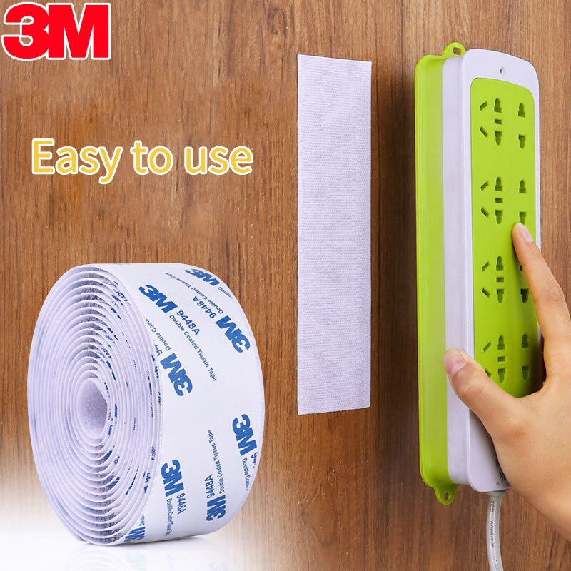 20/25/30/50/100mm 3M Velcro for Carpet Hook Loop Fastener Self Adhesive Tape Sewing Cloth Strap Roll Strong Sheet Auto Sticker