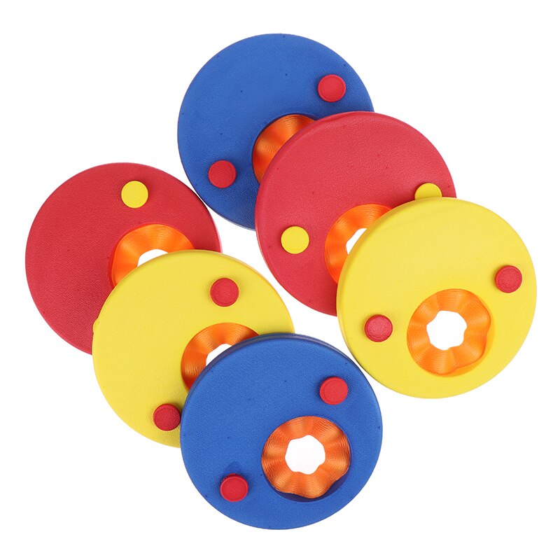 6 Stks/pak Eva Schuim Zwemmen Discs Arm Bands Drijvende Mouwen Opblaasbaar Zwembad Float Board Baby Zwemmen Oefeningen Cirkels Ringen