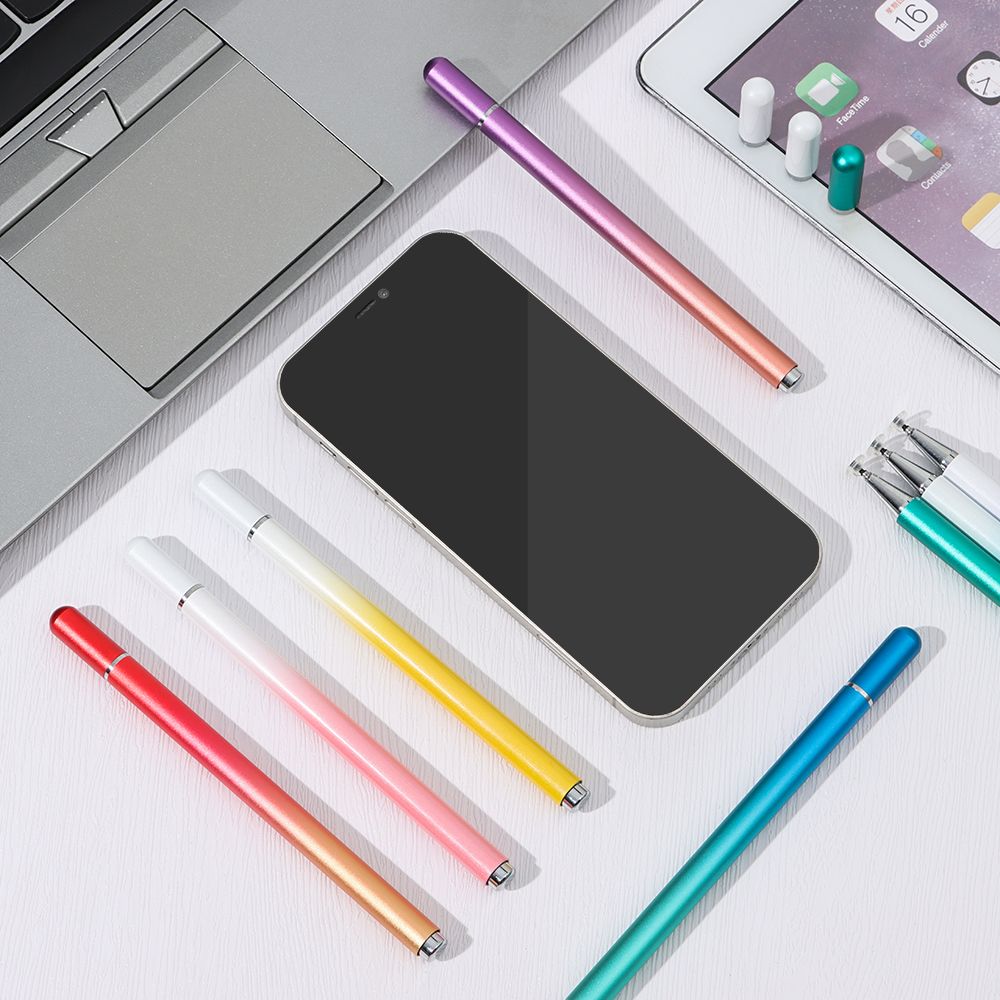 Gradient Color Stylus Pen Lightweight Replaceable Drawing Tablet Pens Capacitive Screen Stylus Touchpen Tablet Phone Accessories