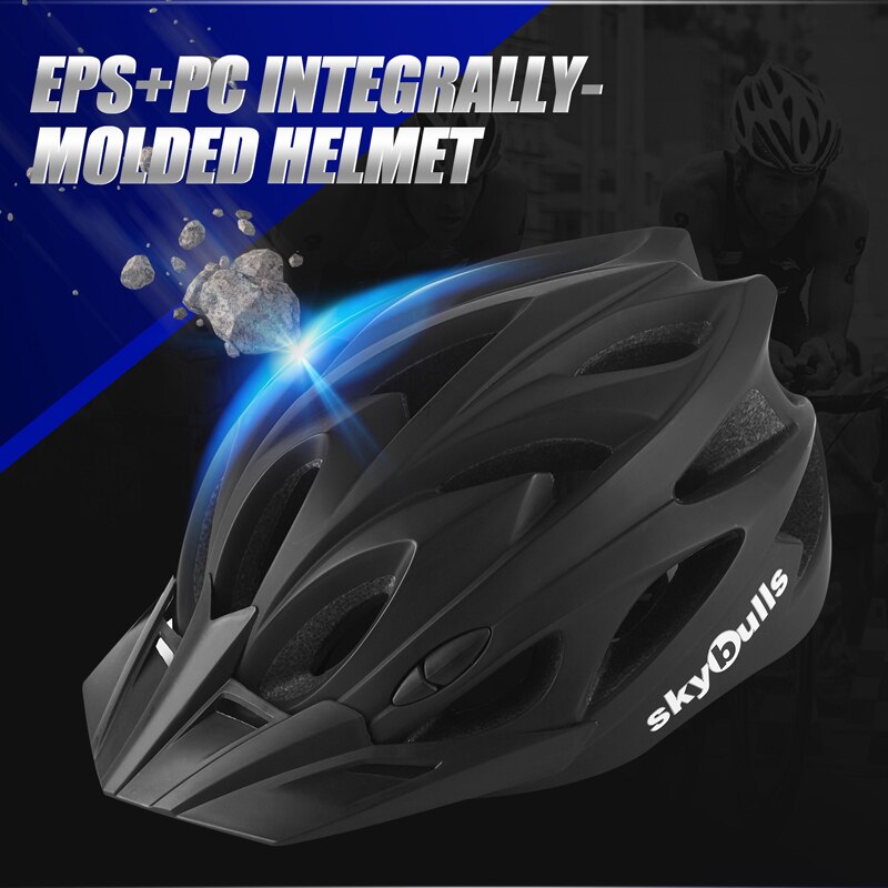 Skybulls Fietshelm Ultralight Fietshelmen voor Mannen Ademend Fietshelm Integraal gegoten Road Mountainbike Helm