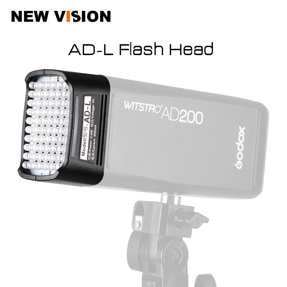 Godox AD-L LED Licht Hoofd Gewijd voor AD200 Draagbare Outdoor Pocket Flash Accessoires 60 STKS LED Lamp