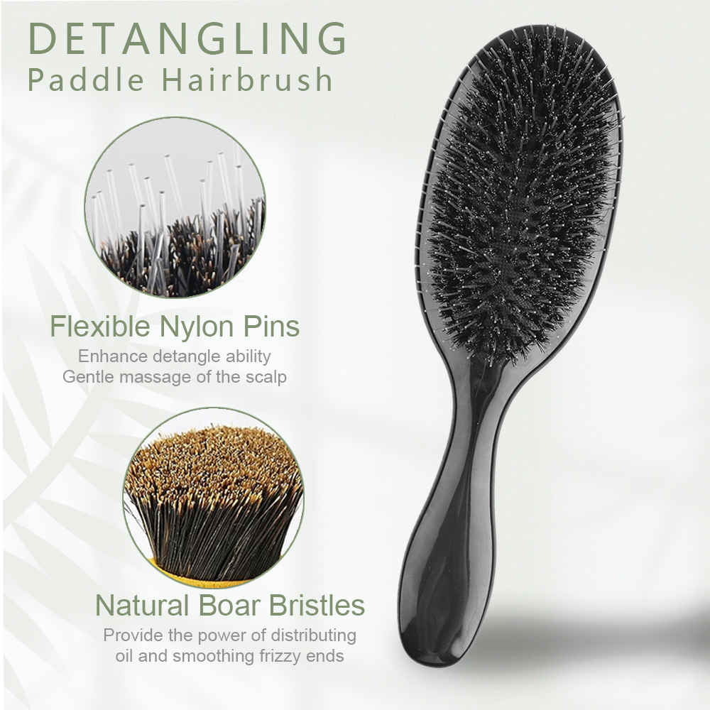 ARLANY-cepillo de pelo con cerdas de jabalí, peine de masaje, herramienta de Peinado, accesorios de salón de belleza, herramienta para extensiones de cabello de peluquería