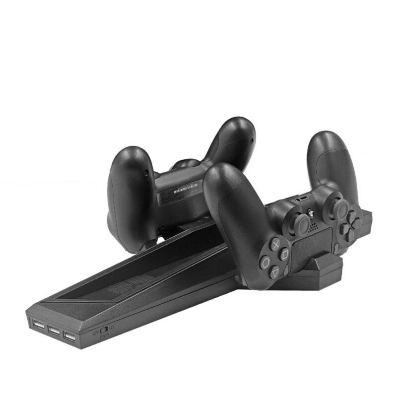 Opladen Dock Cooling Beugel Multifunctionele Verticale Console Gamepads Charger Station Stand Base Voor PS4 Controllers