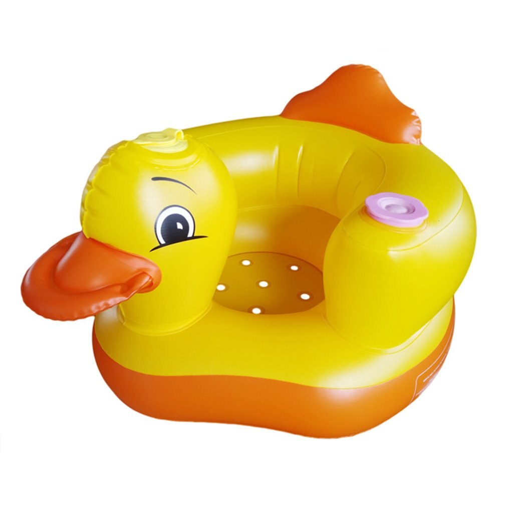 Portable Bath Stool Chirld Learning Desk Baby High Chair Baby Inflatable Animal Sofa Learning Seat Dining Chair: Default Title