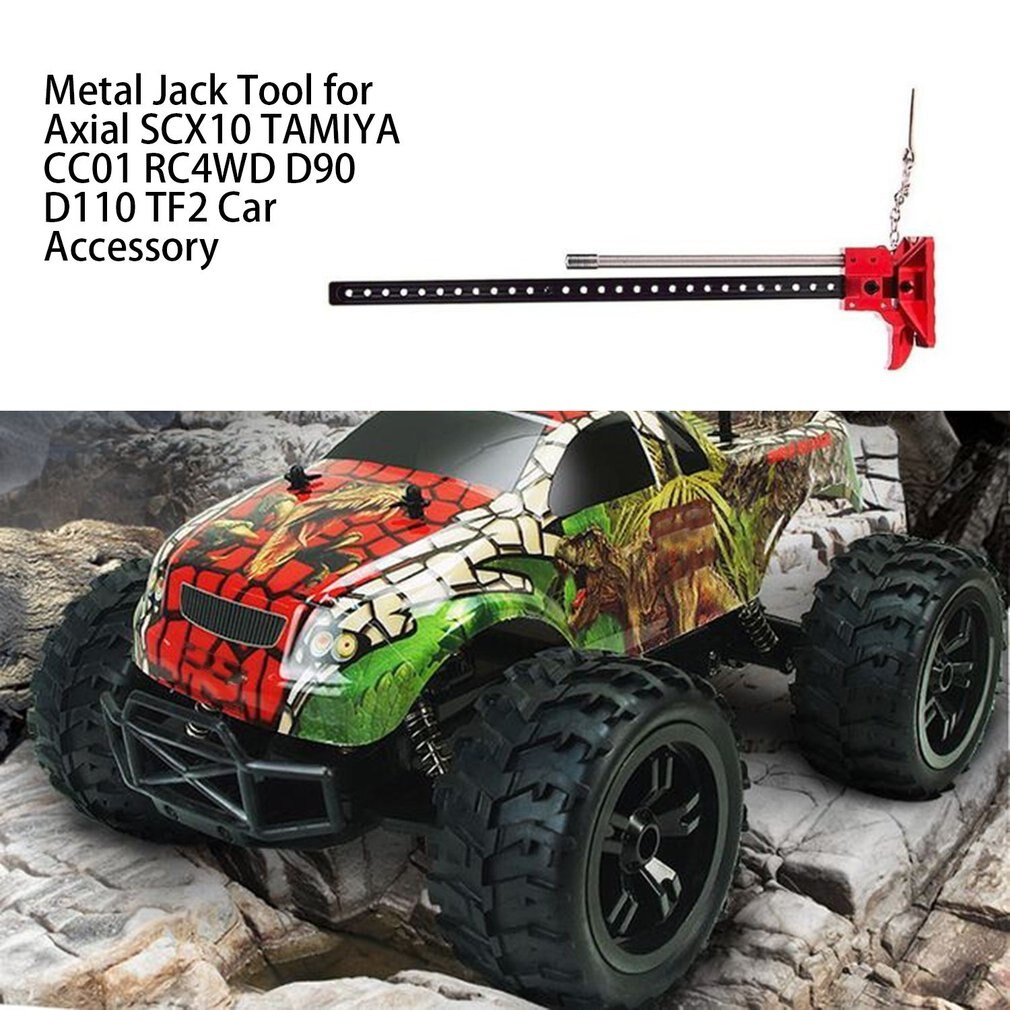 RC Felsen Raupe Slideable Metall Jack Werkzeug 1:10 Zubehör für axial SCX10 TAMIYA CC01 RC4WD D90 D110 TF2 RC Lkw Auto Teile Heißer