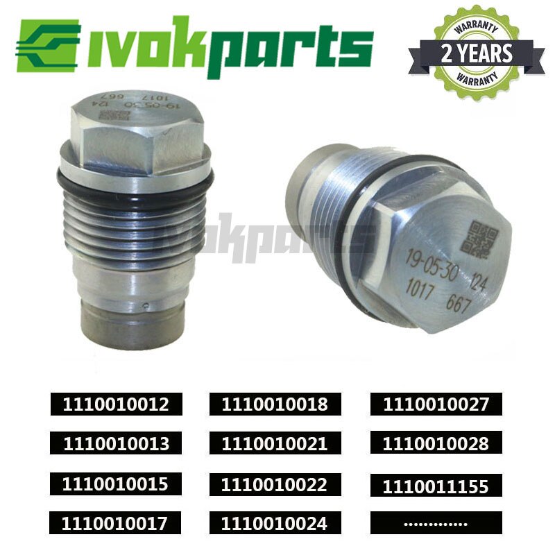 Hydraulisk drivstoffskinne trykkbegrensningsventil til hyundai libero bærer h -1 kia sorento 2.5 crdi 1110010017 f00 r 000741