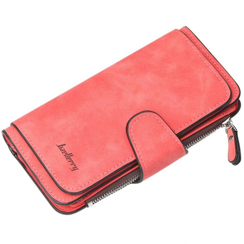 Women Wallets Long Wallet Female Purse Pu Leather Wallets Big Capacity Ladies Coin Purses Phone Clutch WWS046-1