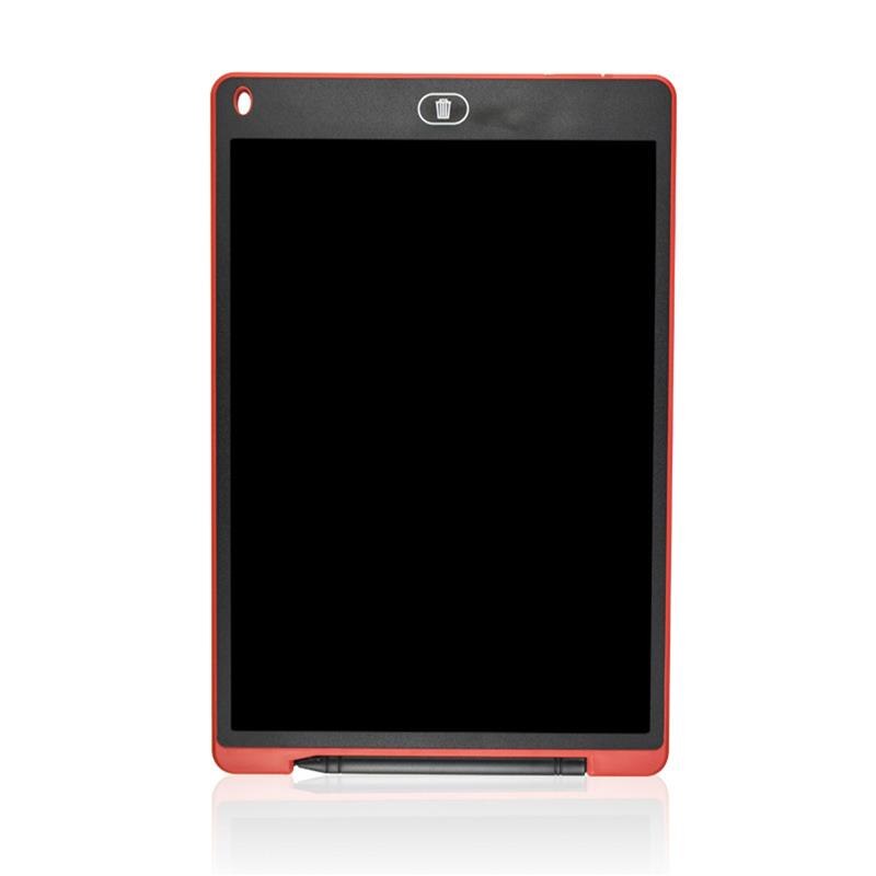 Ultra Thin LCD Writing Tablet 12 Inch Digital Drawing Tablet Electronic Tablet Board For Kid And Adult School Use: Red 1 color