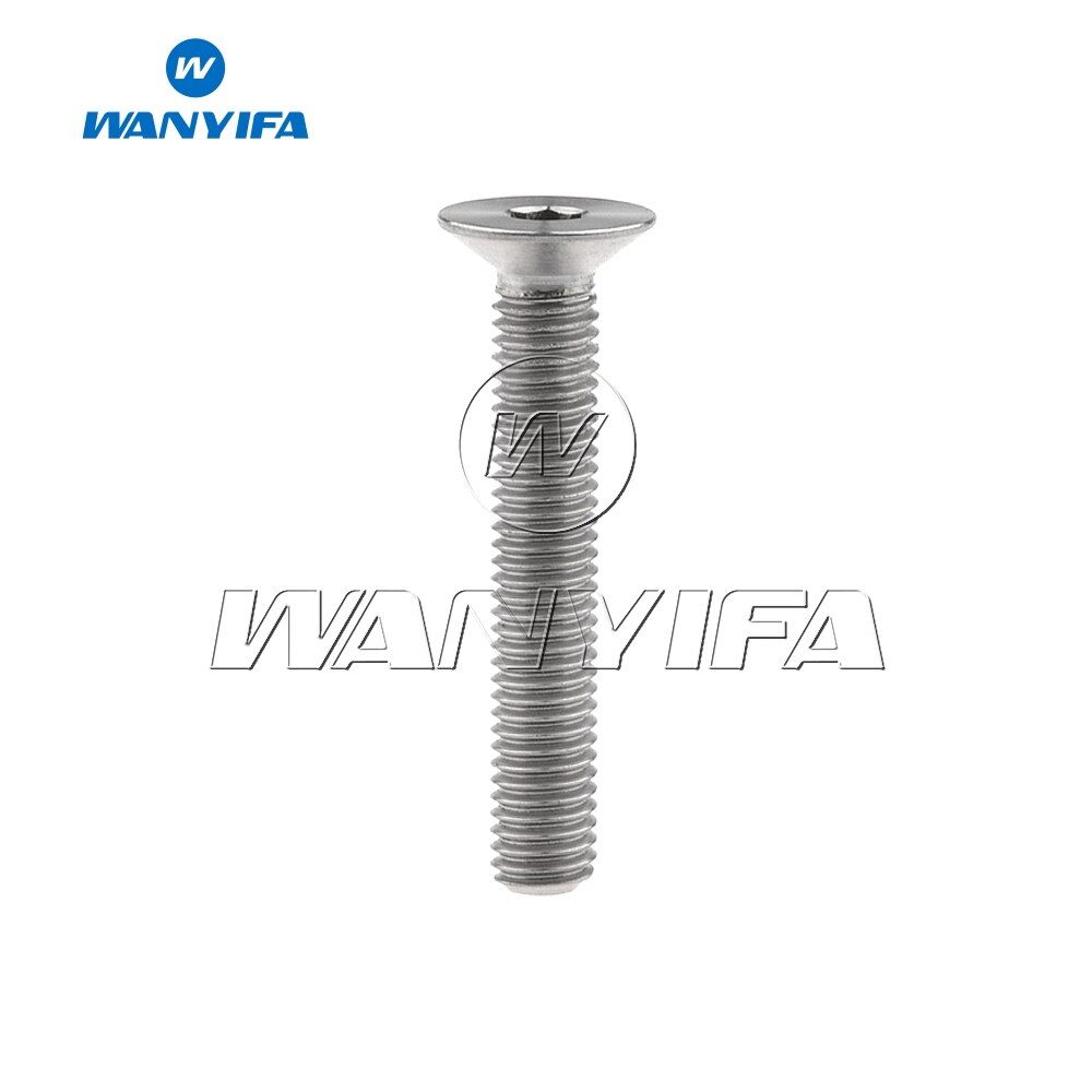 Titanium Bolt M8X15 20 25 30 35 40 45 50 60 65 80mm Countersunk Head for Bicycle Brake Cycling Motorcycle Modification Screw: M8x50mm