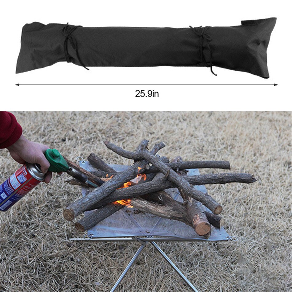 draussen Tragbare Feuer Grube Zusammenbrechenden Stahl Kamin Tisch Grill Punkt Holzkohle Herde Netz Heizung Holz Herde Camping