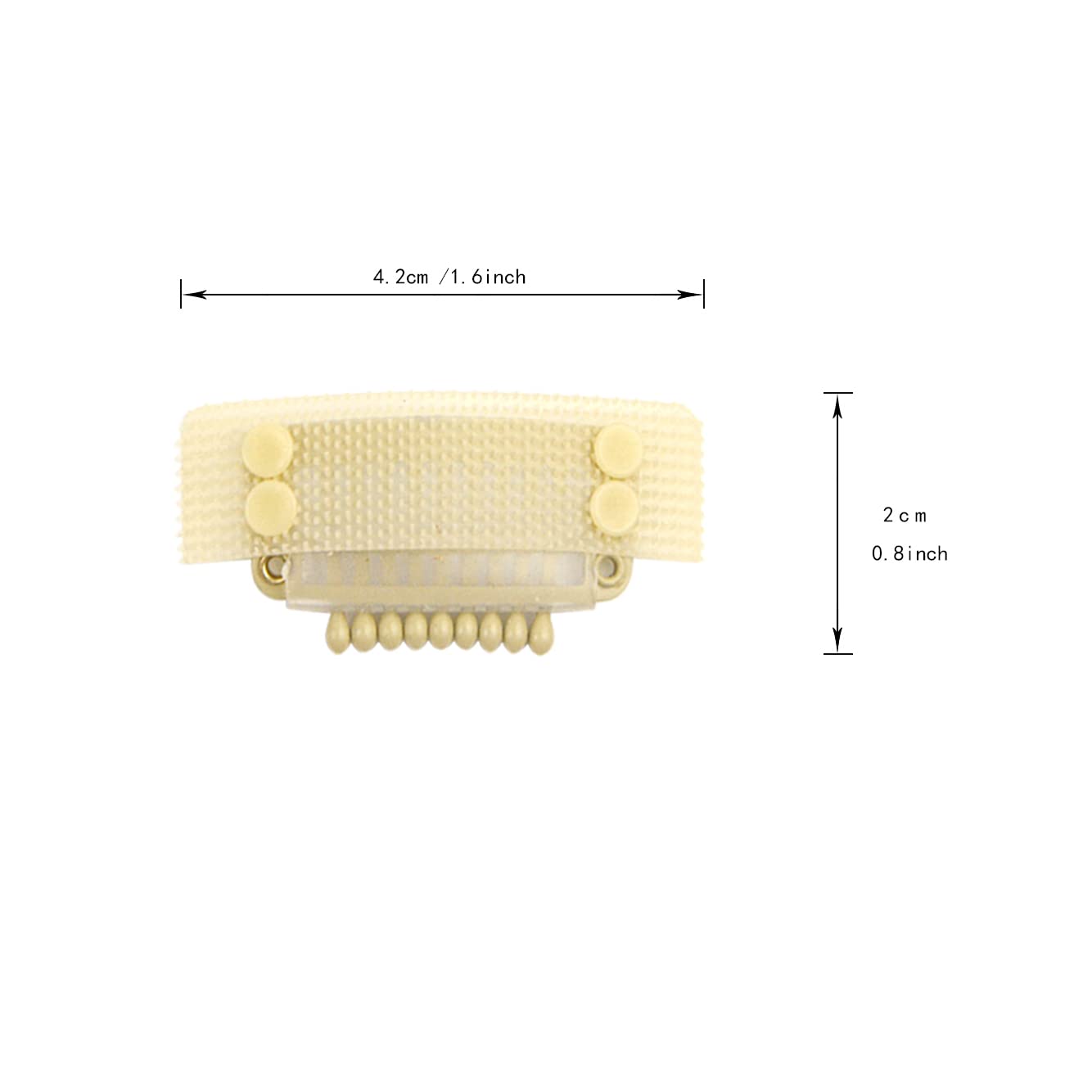 6 stks Magic Tape Clips voor Pruiken 9-tanden Clips voor Haarverbinding Hair Extensions Pruik Clips