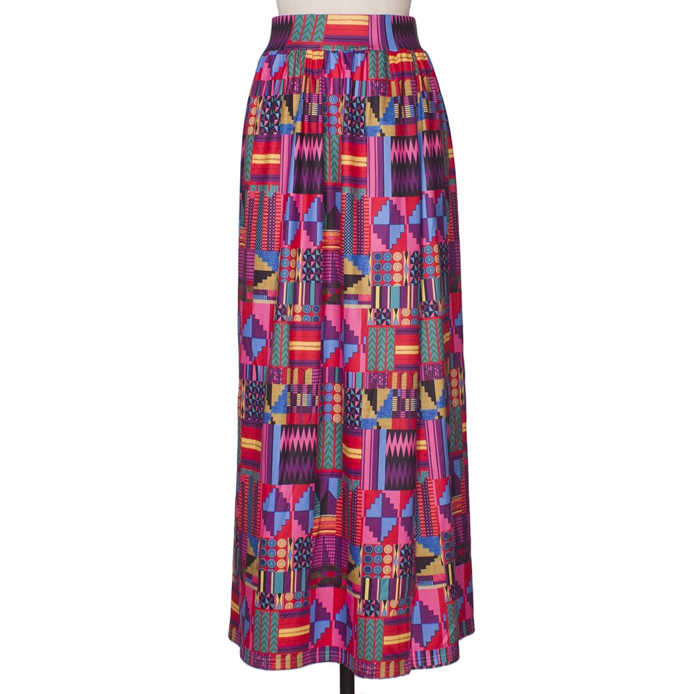 South African Women Dress Traditional Boho Maxi Skirt Robe Africaine Femme Print Dress Africa Clothes Long Cocktail: M