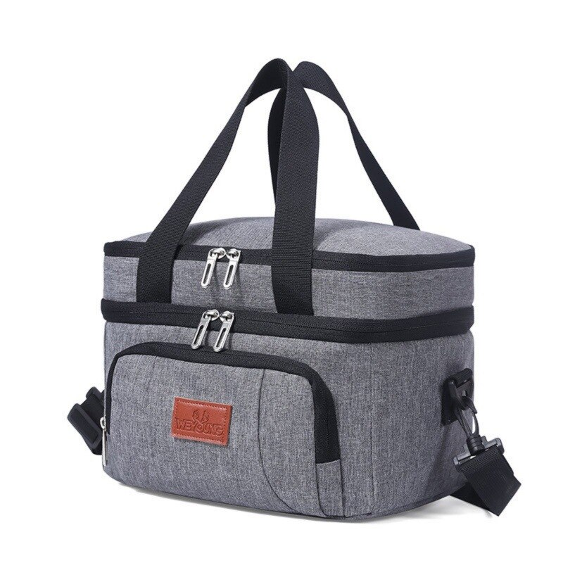 Borsa Frigo Per Pranzo Con Stampa 'Math Question' - Isolata Termica 6L - Ufficio Picnic Spiaggia - 2