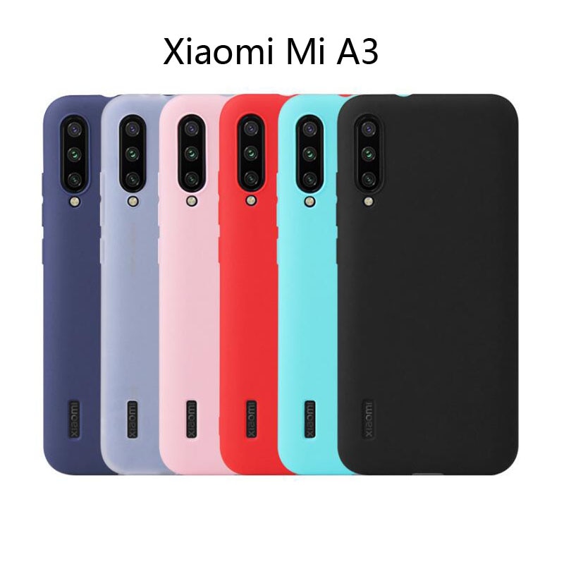 Case Voor Xiao mi mi A3 xiao MI Mi A3 silicone tpu soft CASE Voor XIAO mi mi A3 Ultra dunne Matte Candy kleur Cover case