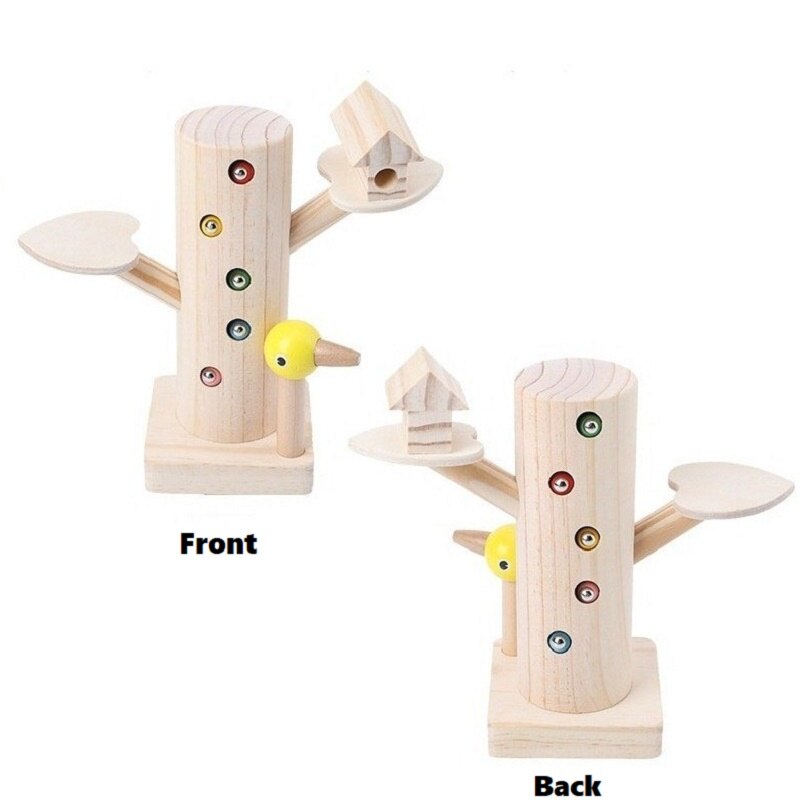 Wooden Magnetic Catch Insect Game
