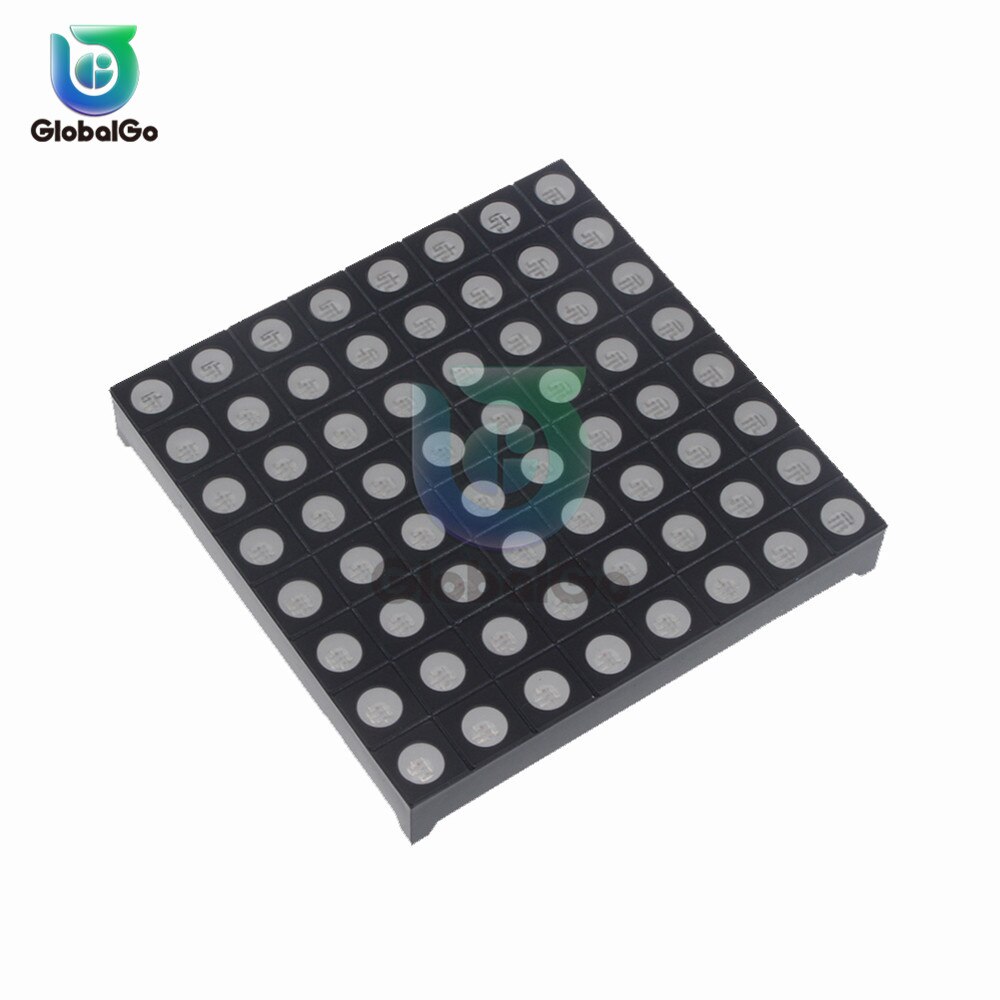 Matrix 8*8 Pixel Digital Flexible LED Panel RGB Full Color LED Display Red Green Bule Dot Matrix Screen 60mmx60mmx5mm