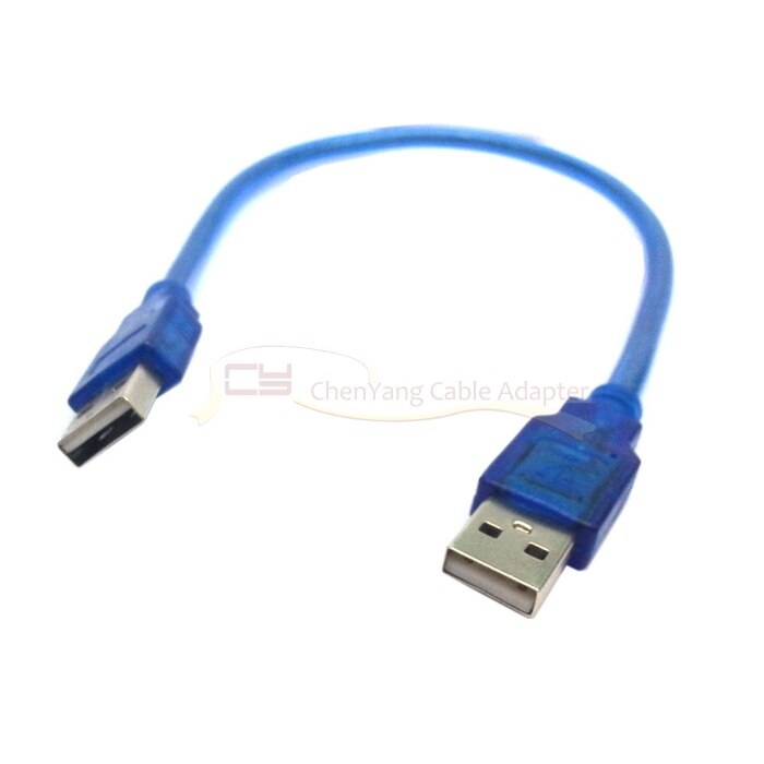 1ft/0.3M USB Cable A Male to USB Cable A Male Cable Adapter Connector For Printer scanner hard disk box Computer radiator